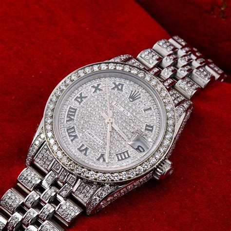 rolex silver diamond|rolex silver diamond watch.